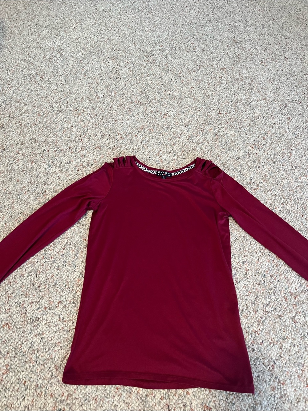 Poof! 3 Long Sleeve Crew Neck Tops